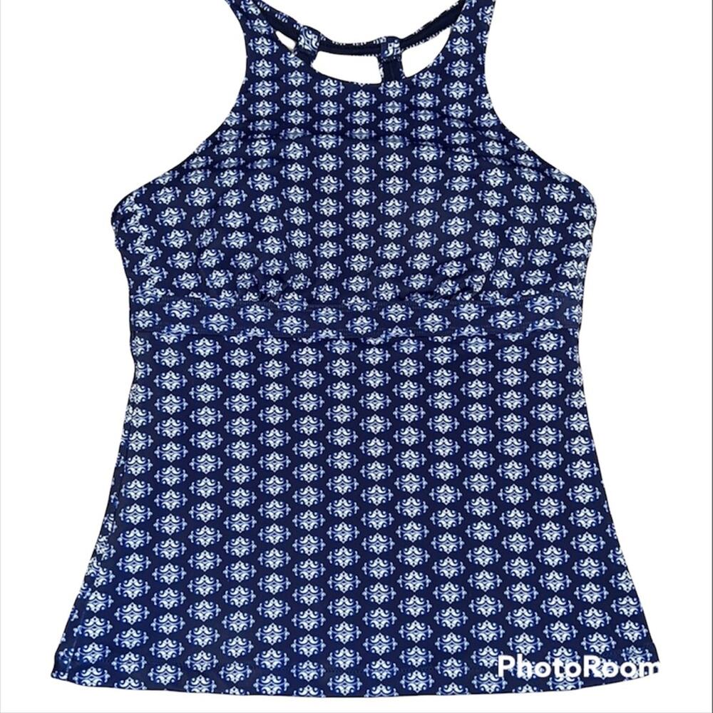 Athleta Tangier High Neck Swim Tankini 34 B/C